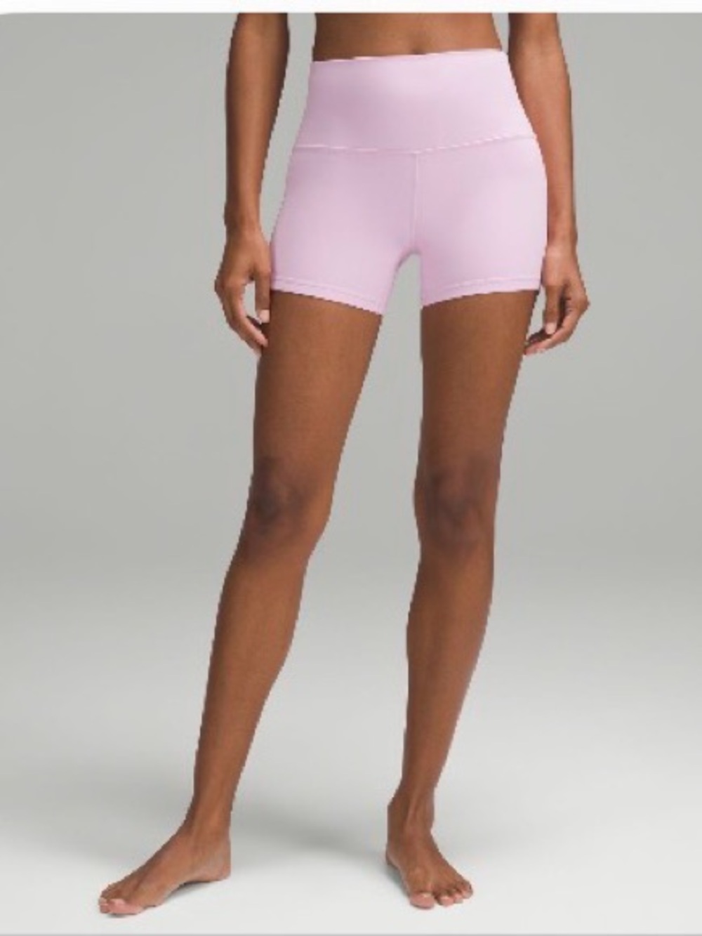 LULULEMON VITA PINK 4 inch ALIGN SHORTS SIZE 6